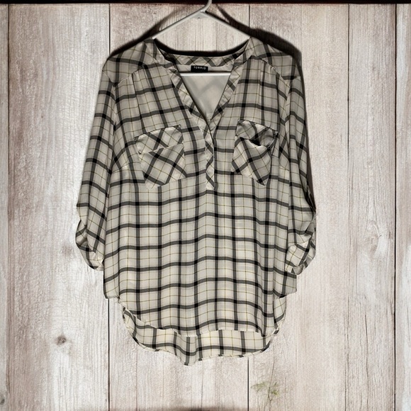 torrid Tops - Torrid plaid Harper - 0X